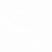 Das Logo von Wilderness International mit dem Zusatz "Naturschutz Supporter"